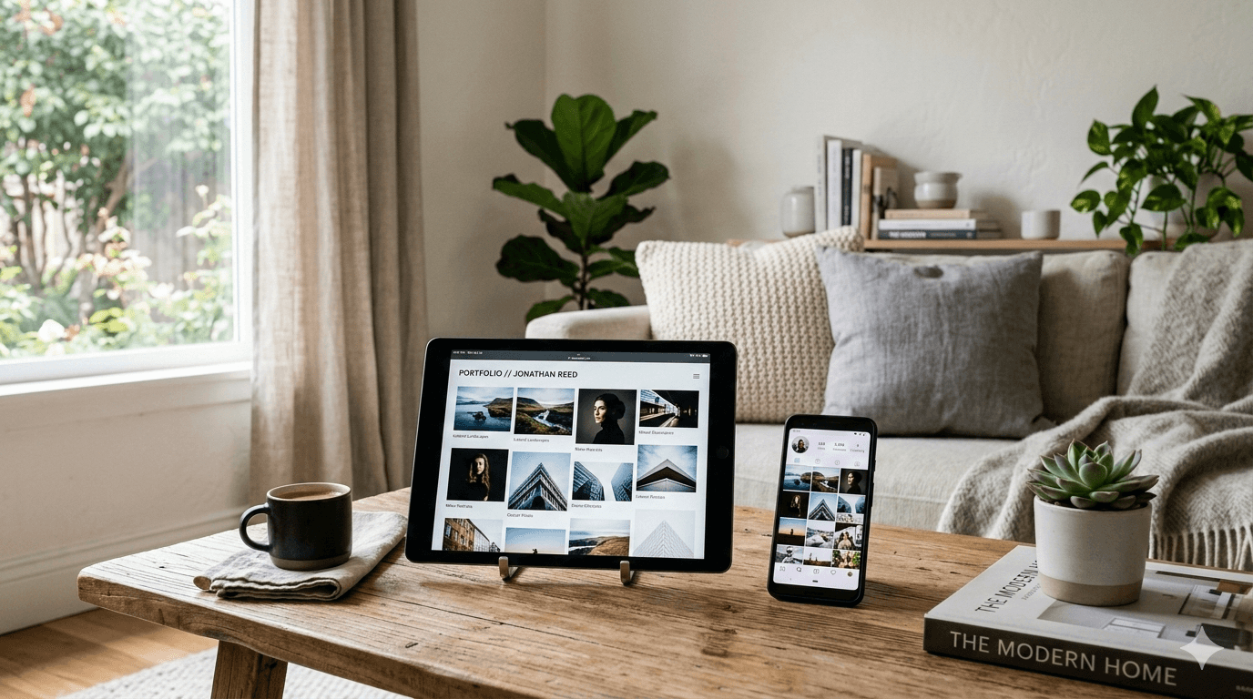 Browsing the photo library remotely
